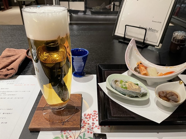 夕食_生ビール
